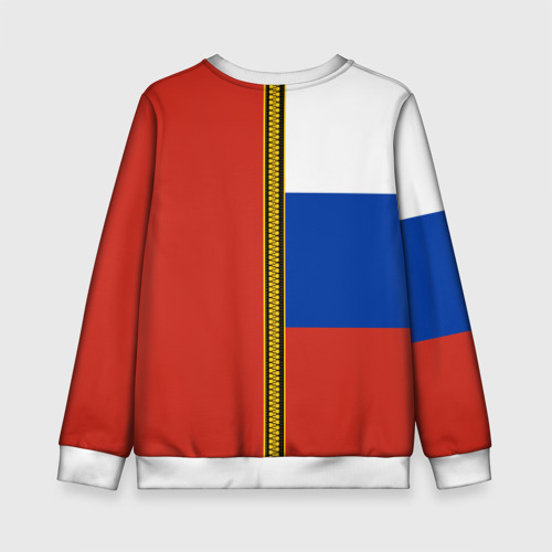 Детский свитшот 3D с принтом Россия и СССР, вид сзади #1