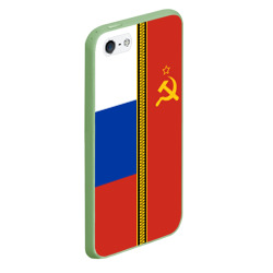 Чехол для iPhone 5/5S матовый Россия и СССР - фото 2