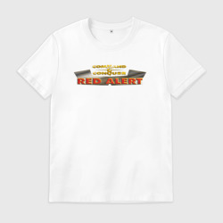 Мужская футболка хлопок Command & Conquer: Red Alert logo