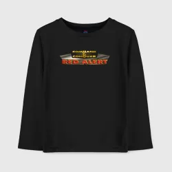 Детский лонгслив хлопок Command & Conquer: Red Alert logo