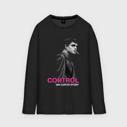 Женский лонгслив oversize хлопок Joy Division - Control film