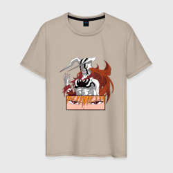 Взгляд Ичиго – Мужская футболка хлопок с принтом купить со скидкой в -20%