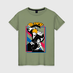 Rukia and Ichigo – Женская футболка хлопок с принтом купить со скидкой в -20%