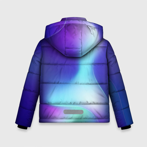 Зимняя куртка для мальчиков 3D с принтом Palworld northern cold, вид сзади #1