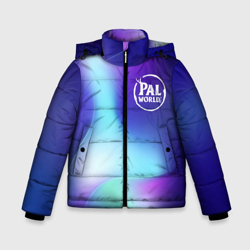 Зимняя куртка для мальчиков 3D с принтом Palworld northern cold, вид спереди #2