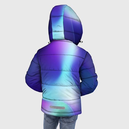 Зимняя куртка для мальчиков 3D с принтом Palworld northern cold, вид сзади #2