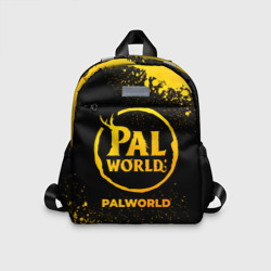 Детский рюкзак 3D Palworld - gold gradient