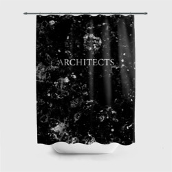 Штора 3D для ванной Architects black ice