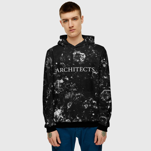 Мужская толстовка 3D Architects black ice, цвет черный - фото 3