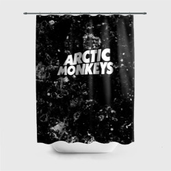 Штора 3D для ванной Arctic Monkeys black ice