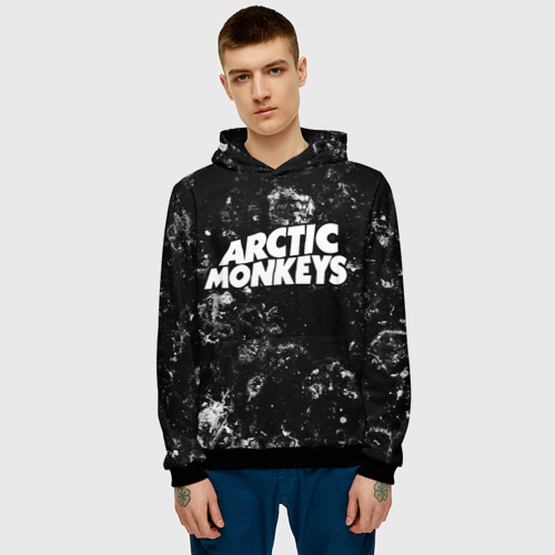 Мужская толстовка 3D Arctic Monkeys black ice, цвет черный - фото 3