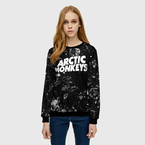 Женский свитшот 3D Arctic Monkeys black ice, цвет 3D печать - фото 3