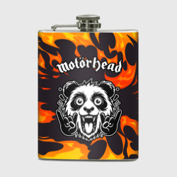 Фляга Motorhead рок панда и огонь