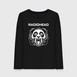 Женский лонгслив хлопок Radiohead rock panda