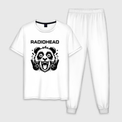Мужская пижама хлопок Radiohead - rock panda