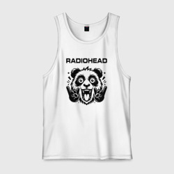 Мужская майка хлопок Radiohead - rock panda