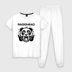 Женская пижама хлопок Radiohead - rock panda