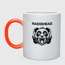 Кружка хамелеон Radiohead - rock panda