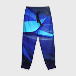 Black blue  background  abstract – Детские брюки 3D с принтом купить