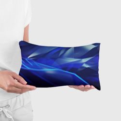 Подушка 3D антистресс Black  blue  background  abstract - фото 2