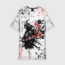 Детское платье 3D Ghost of Tsushima - sakura samurai ghost