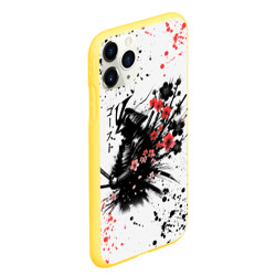 Чехол для iPhone 11 Pro Max матовый Ghost of Tsushima - sakura samurai ghost - фото 2