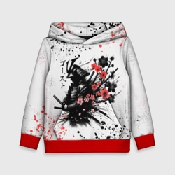 Детская толстовка 3D Ghost of Tsushima - sakura samurai ghost