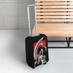 Чехол для чемодана 3D Амазонка с ятаганом - фото 2