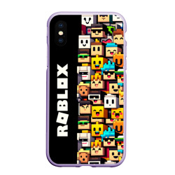 Чехол для iPhone XS Max матовый Roblox - game