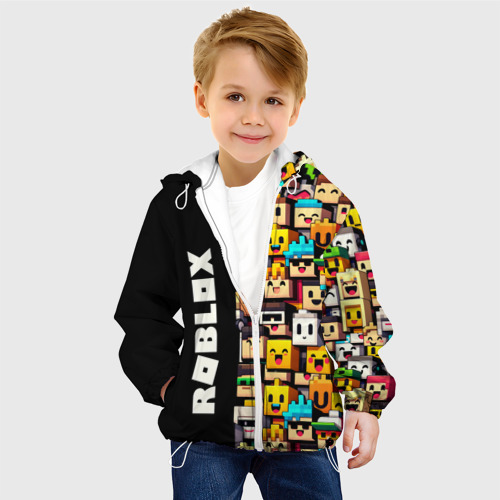 Детская куртка 3D Roblox - game, цвет белый - фото 3