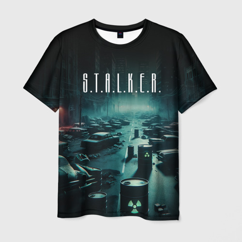 Мужская футболка 3D S.T.A.L.K.E.R. - City, цвет 3D печать