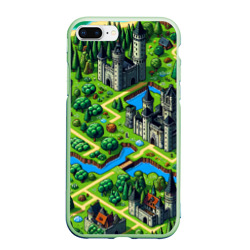 Чехол для iPhone 7Plus/8 Plus матовый Heroes of Might and Magic - pixel map