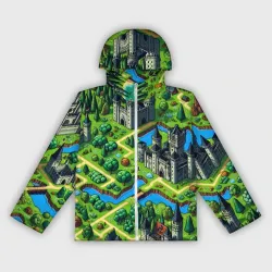 Женская ветровка 3D Heroes of Might and Magic - pixel map