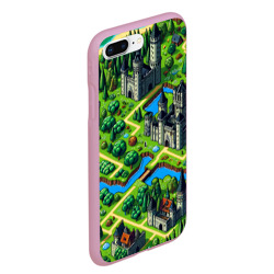 Чехол для iPhone 7Plus/8 Plus матовый Heroes of Might and Magic - pixel map - фото 2