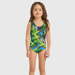 Детский купальник 3D Heroes of Might and Magic - pixel map