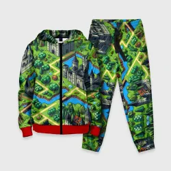 Детский костюм 3D Heroes of Might and Magic - pixel map