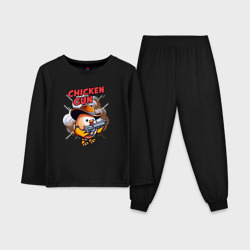 Детская пижама с лонгсливом хлопок Chicken Gun - chicken