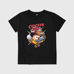 Детская футболка хлопок Chicken Gun - chicken