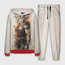 Женский костюм с толстовкой 3D Super Saiyan Goku