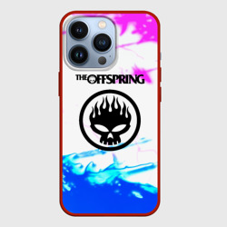 Чехол для iPhone 13 Pro The Offspring неоновая абстракция