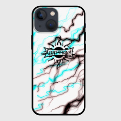 Чехол для iPhone 13 mini Godsmack storm текстура