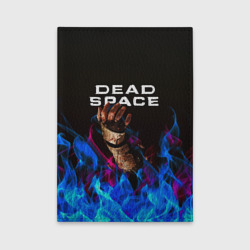 Обложка для автодокументов Dead space неоновый огонь и рука