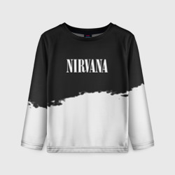 Детский лонгслив 3D Nirvana текстура