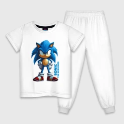 Детская пижама хлопок Sonic - poster style