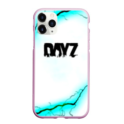 Чехол для iPhone 11 Pro Max матовый Dayz текстура молнии