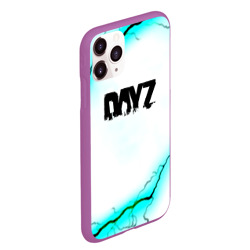 Чехол для iPhone 11 Pro Max матовый Dayz текстура молнии - фото 2