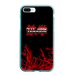 Чехол для iPhone 7Plus/8 Plus матовый Tekken файтинг текстура сакура