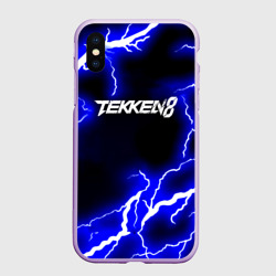 Чехол для iPhone XS Max матовый Tekken молнии 