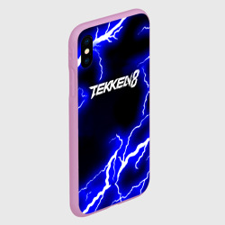 Чехол для iPhone XS Max матовый Tekken молнии  - фото 2