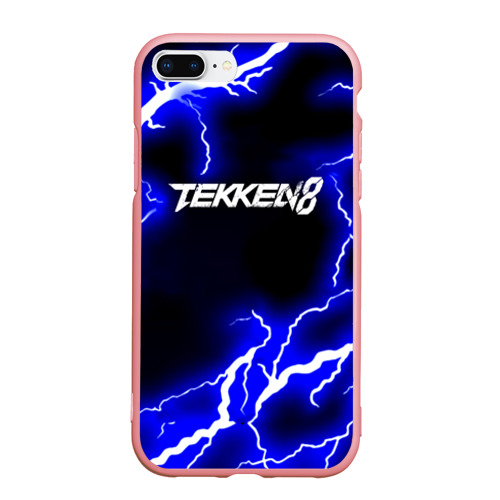 Чехол для iPhone 7Plus/8 Plus матовый Tekken молнии , цвет баблгам